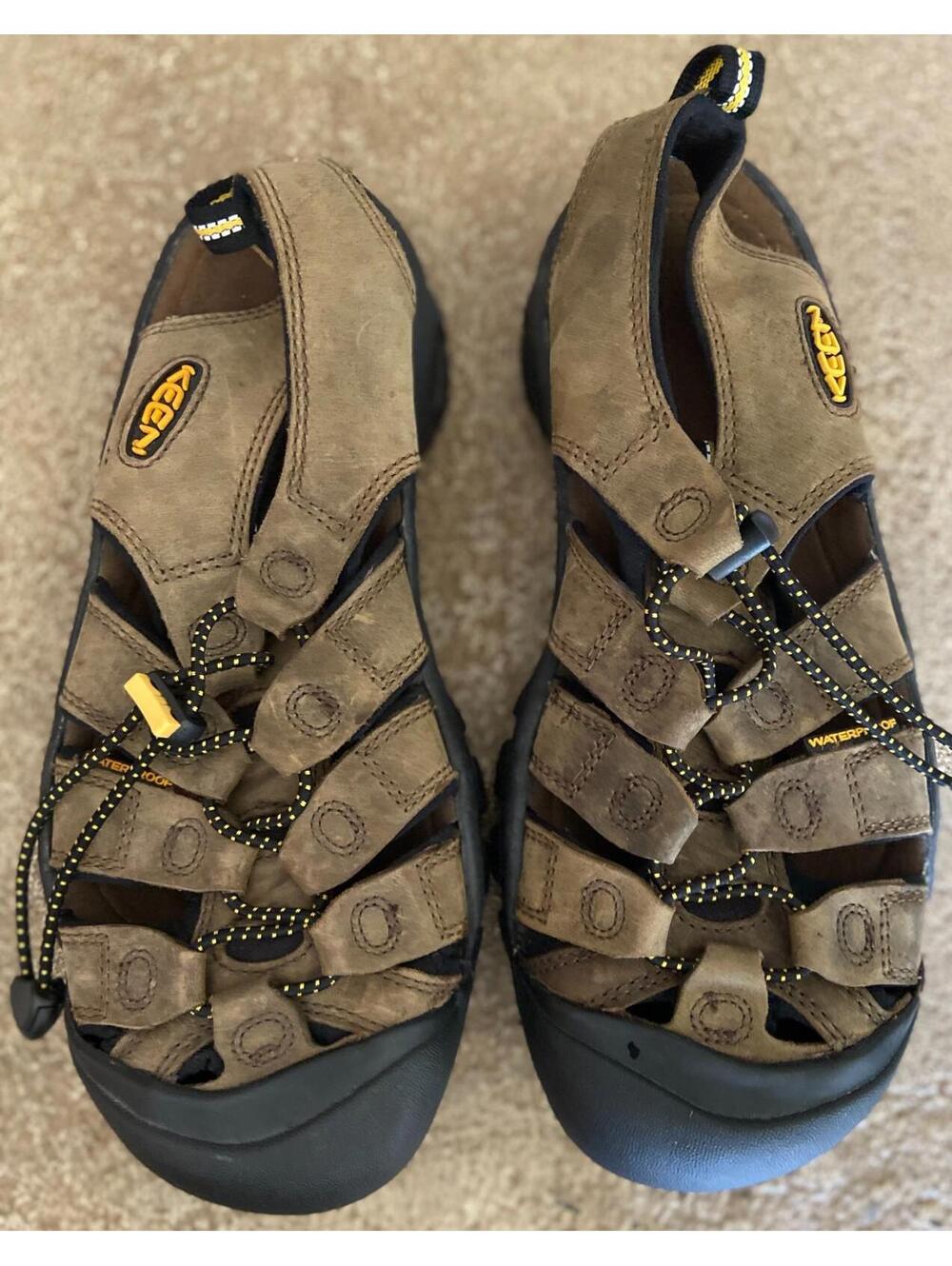 Keen Newport Leather Sandal, Men's 8 Brown